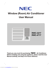 NEC RWC-3217 User Manual