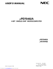Nec PD75402A User Manual