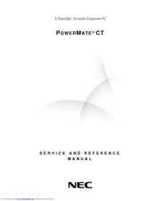 NEC PowerMate CT Service And Reference Manual