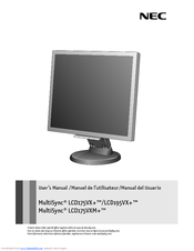 NEC MultiSync LCD195VX+ User Manual