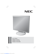 NEC LCD1770V1770NX1770NXM User Manual