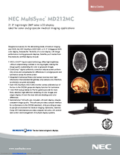 NEC MD212MC - MultiSync - 21.3