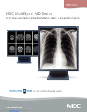 NEC MultiSync MD21GS-2MP Brochure & Specs