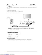 Nec NEC MultiSync LCD3210  LCD3210 LCD3210 Owner's Manual