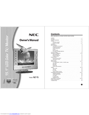 Nec NLT-15 Owner's Manual