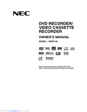 NEC NDRV-60 Owner's Manual