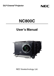 NEC NC800C User Manual