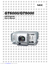 NEC GT5000 Series User Manual