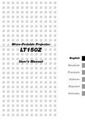 NEC LT150Z - MultiSync XGA DLP Projector User Manual