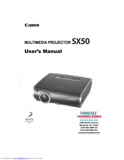 Canon SX50 User Manual