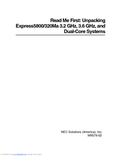 NEC Express NR579-02 Read Me First