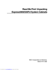 NEC NECCare Gold Express5800/320Fd Read Me First