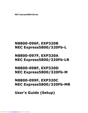NEC N8800-113F, EXP320C Express5800/320Fb-MR User Manual