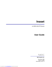 Nec Inaset NEAX 2000 IPS User Manual