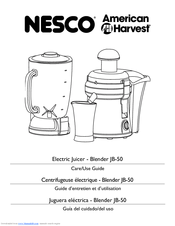 Nesco American Harvest JB-50 Care/Use Manual