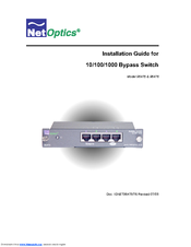 Net Optics 96476 Installation Manual