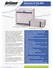 NetComm NCT-1020 Technical Specifications