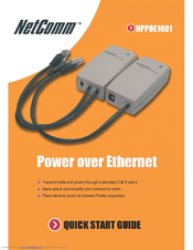 NetComm Power Over Ethernet NPPOE1001 Quick Start Manual