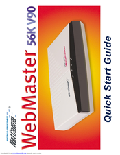 NetComm Webmaster CD1800 Quick Start Manual