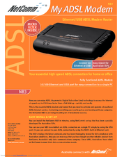 NetComm NB3 Specification Sheet