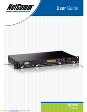 Netcomm IP DSLAM NCT480 User Manual