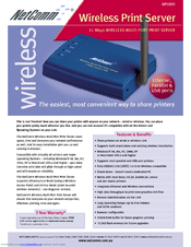 NetComm NP5000 Specification Sheet