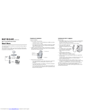 NETGEAR HDX111 - Powerline HD Plus Ethernet Adapter Installation Manual