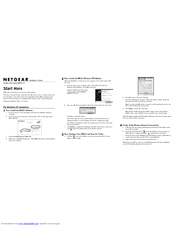 NETGEAR MA111v2 - 802.11b Wireless USB Adapter Installation Manual