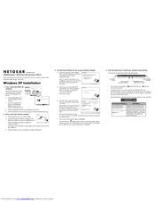 NETGEAR WN511B-100NAS Installation Manual