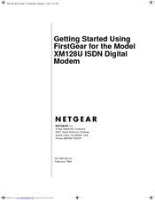 NETGEAR XM128U Getting Started Manual