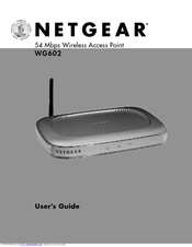 NETGEAR WG602v1 - Wireless Access Point User Manual