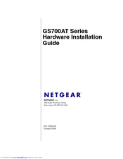 NETGEAR GS700AT Series Hardware Installation Manual