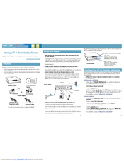 Netopia 3356-ENT Quick Start Manual