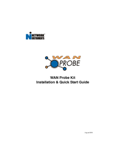 Network Instruments WAN Probe Kit Installation & Quick Start Manual