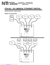 Network Technologies ETH-4X1 / 2X1 Installation And User Manual