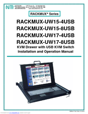 Network Technologies RACKMUX-UW15-4USB, RACKMUX-UW1 Installation And Operation Manual