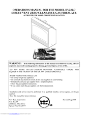 New Buck Corporation DV23ZC Operation Manual