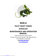Newcon Optik NVS 6 Maintenance And Operation Manual