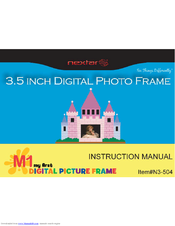 Nextar n3-504-cst - M1 My First Digital Picture Frame Instruction Manual