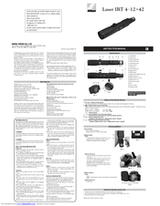 Nikon Laser IRT 4-12X42 Instruction Manual