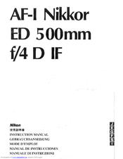 Nikon 4DIF Instruction Manual