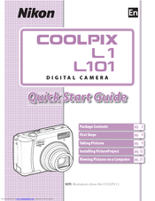 Nikon COOLPIX L101 Quick Start Manual