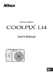 Nikon 25589 - Coolpix L14 7.1MP Digital Camera User Manual