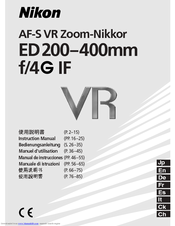 Nikon AF-S OX Zoom-Nikkor ED 12-24mm f/4G IF Instruction Manual