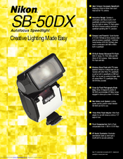 Nikon SB-50DX Specification