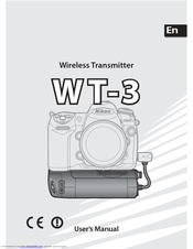 Nikon WT-3 User Manual