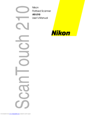 Nikon ScanTouch 210 User Manual