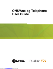 Mitel 3100 4.0 User Manual