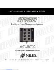 Niles iPower AC-8CX Installation & Operation Manual