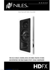 Niles HDFX Installation Manual